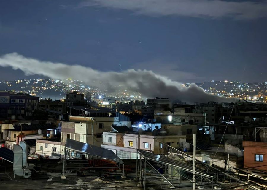 بالفيديو - العدو يشن غارات على حارة حريك في الضاحية الجنوبية فجرا